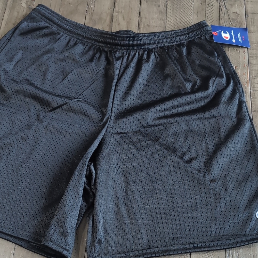Champion Men's Black Athletic Shorts